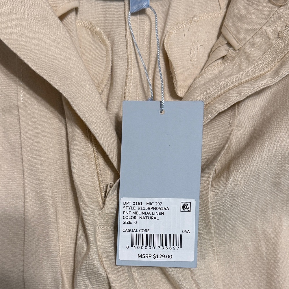 ANTONIO MELANI Melinda Linen Wide Leg Pants - Picture 3 of 8